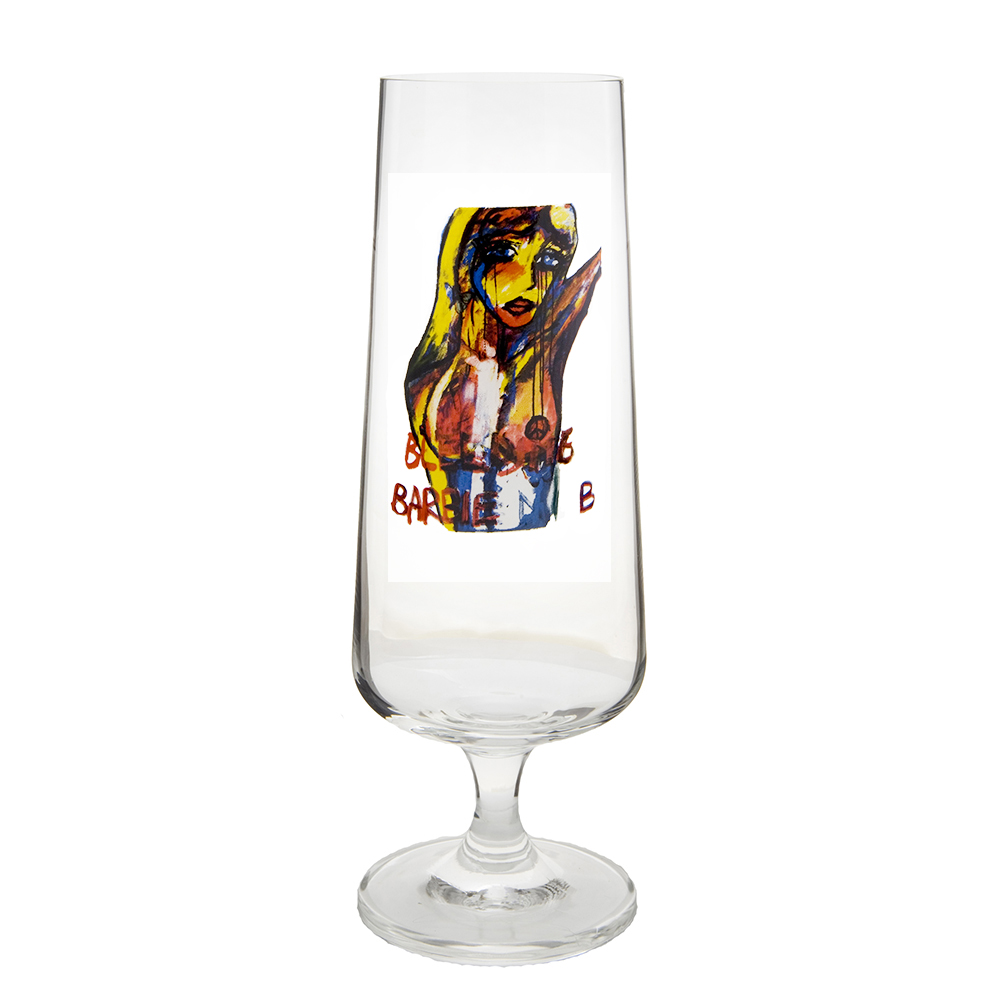 Barbie Wine Glass 