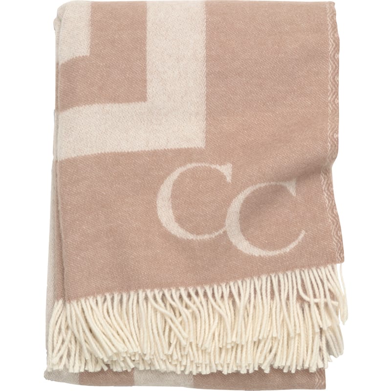 monogram classic scarf brown