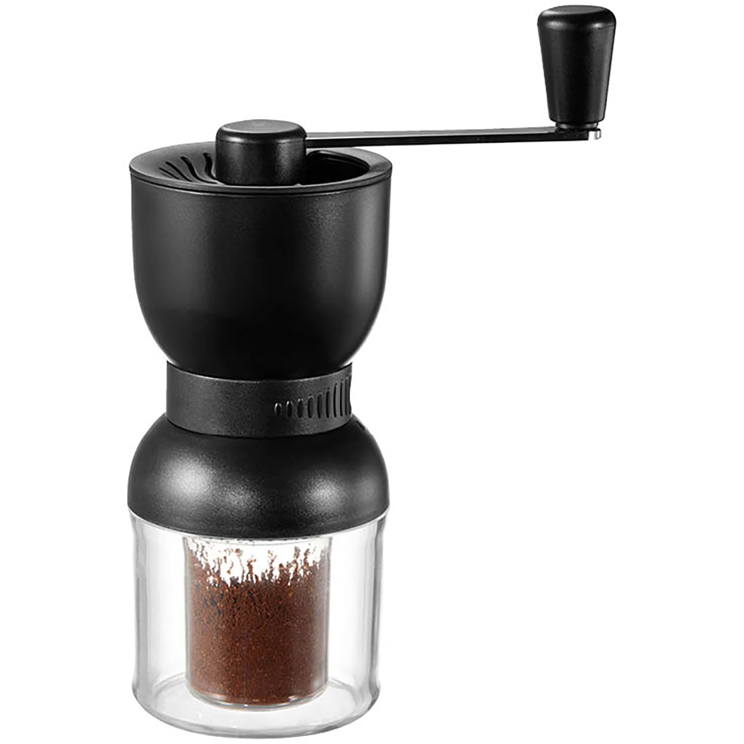 Manual Coffee Grinder with Wheel Handle, Brown : Homesteader's Supply