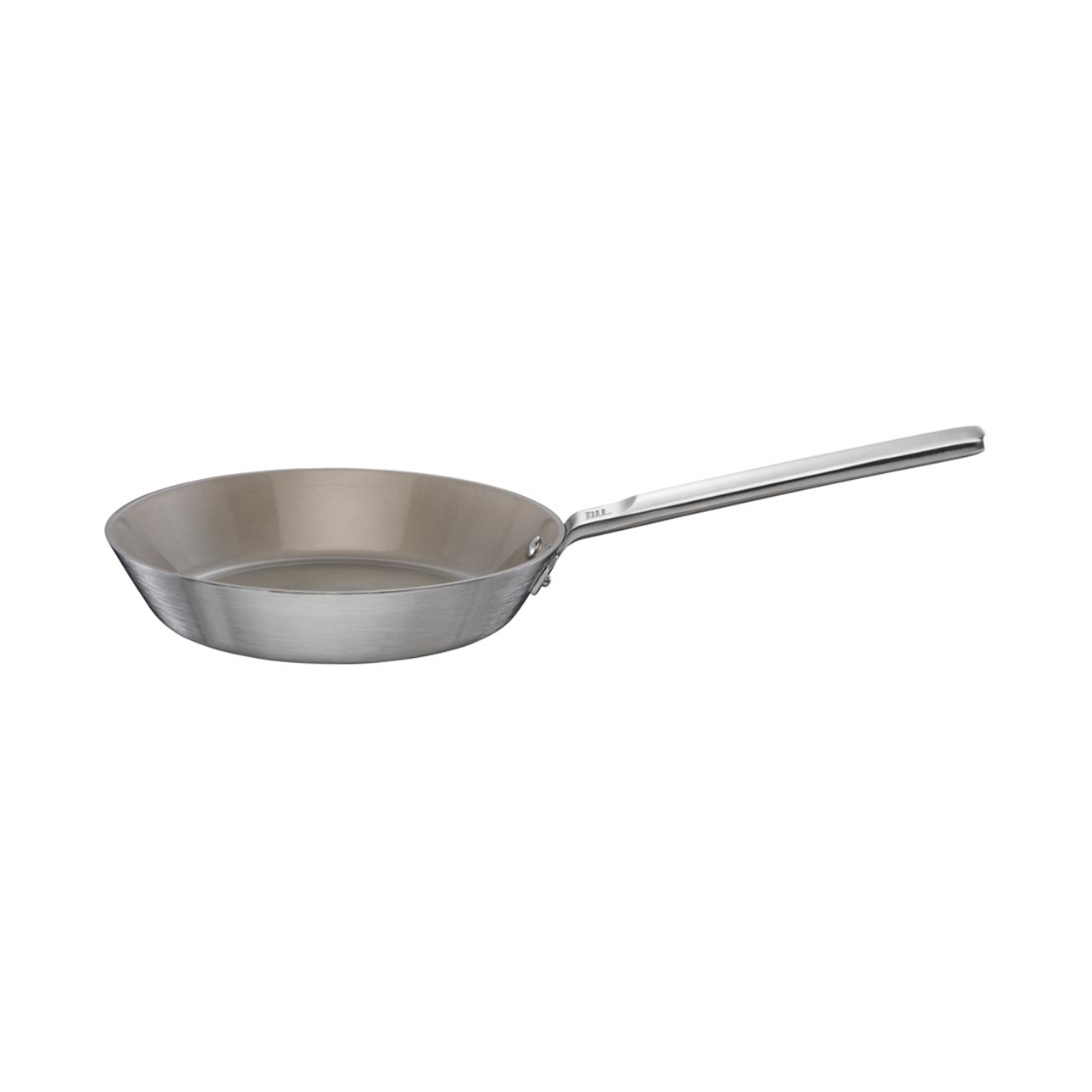 stainless steel frypan uncoated 28 cm large induction –
