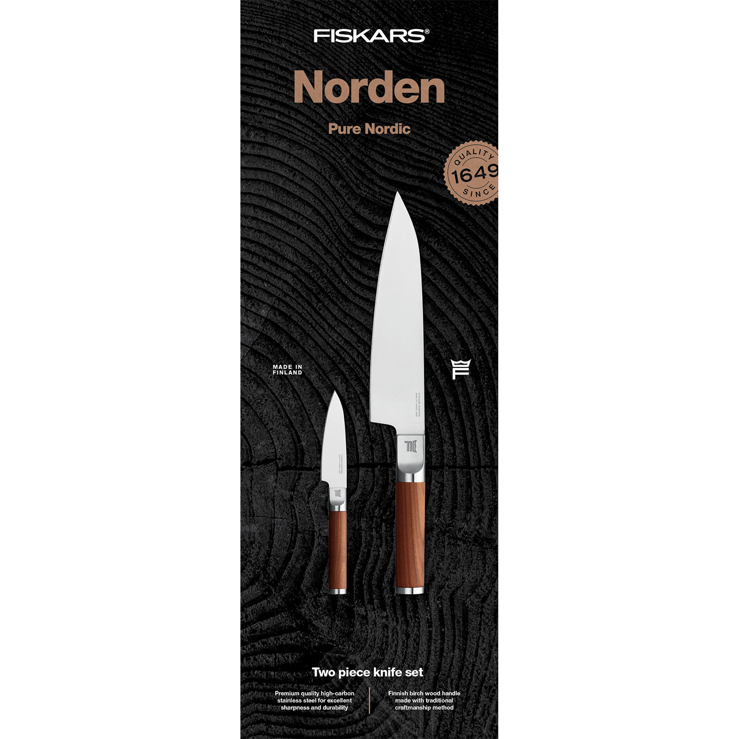 Fiskars Norden Knife Sharpener - Knife Sharpeners- & Steels Birch Wood - 1065710