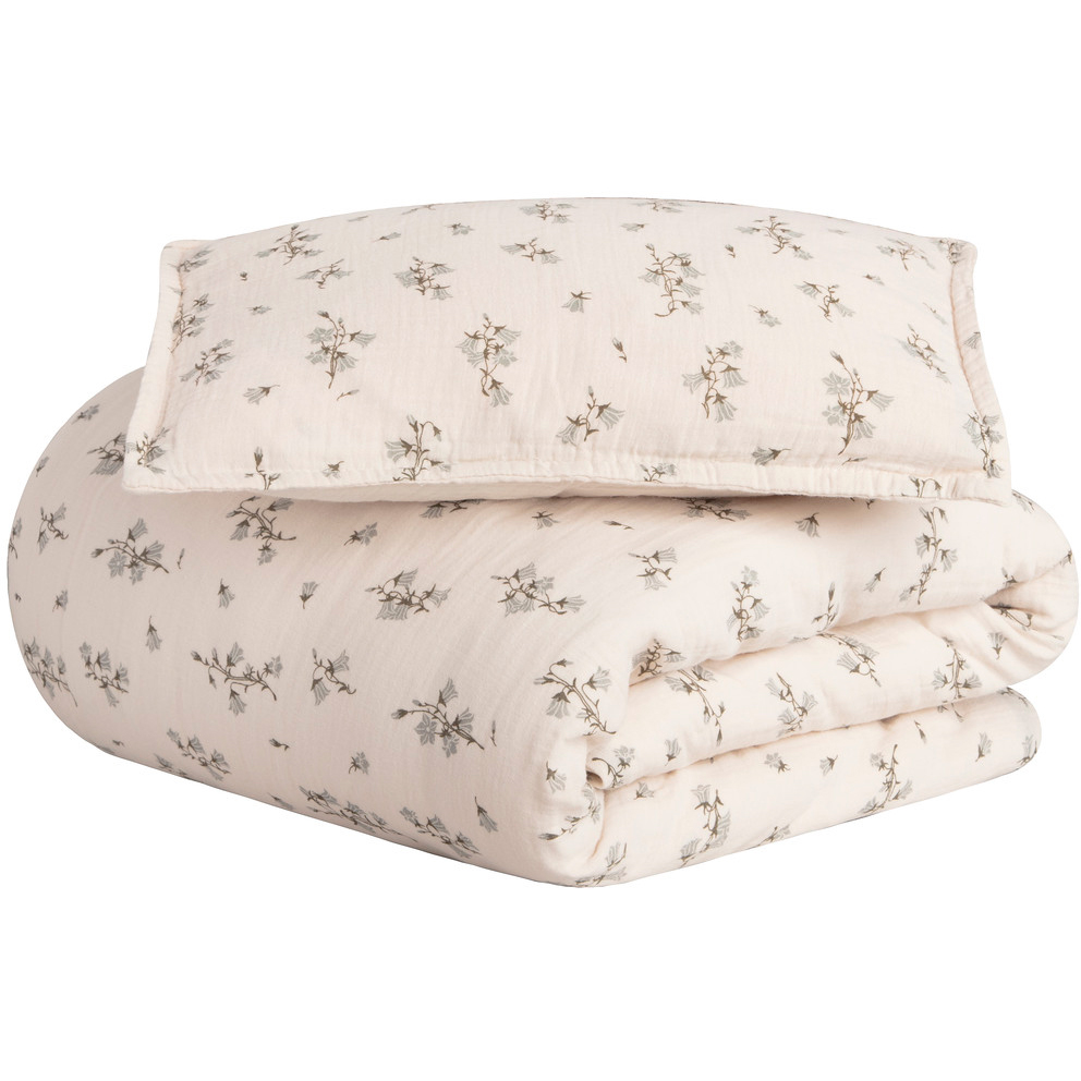 Bluebell Muslin Bed set, 50x60 + 150x210 | RoyalDesign 