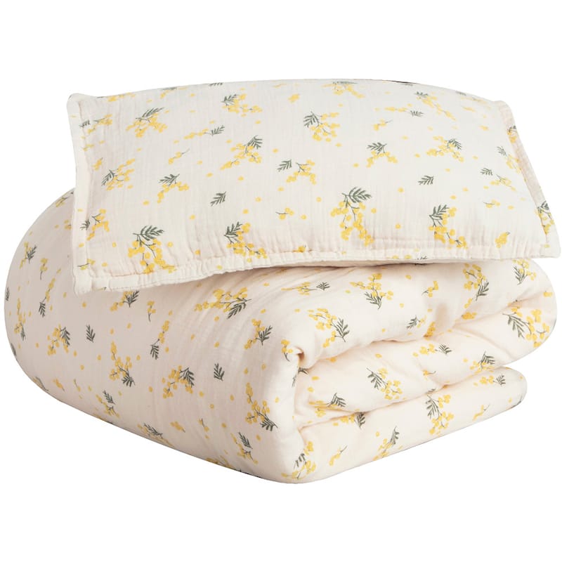 Mimosa Muslin Bed Set, 100x130 + 35x55 cm - Garbo & Friends