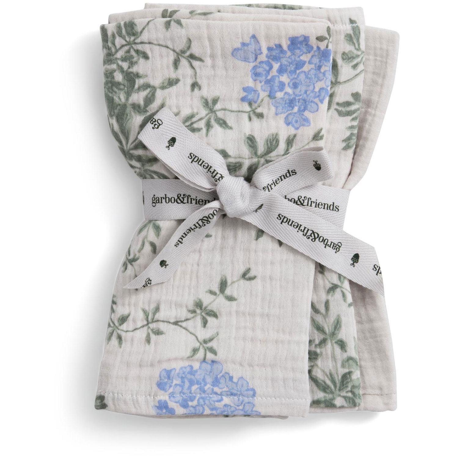 Blueberry Muslin Burp Cloths 3-pack, 40X40 cm - Garbo & Friends @  RoyalDesign