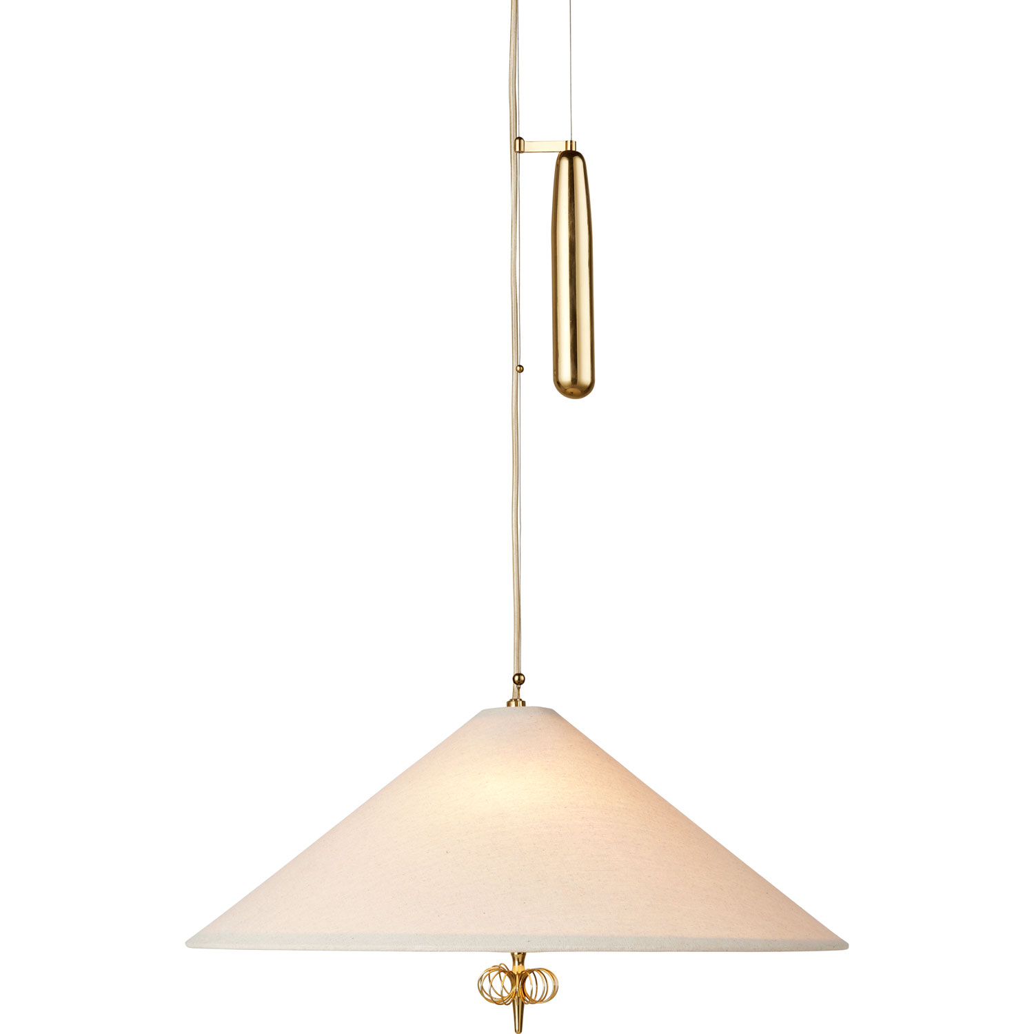 9209 Table Lamp, Polished Brass - GUBI @ RoyalDesign