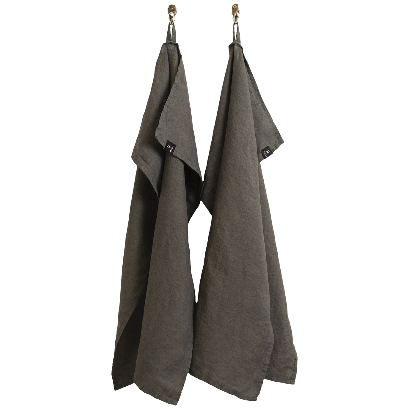 Charcoal Linen Kitchen Towel