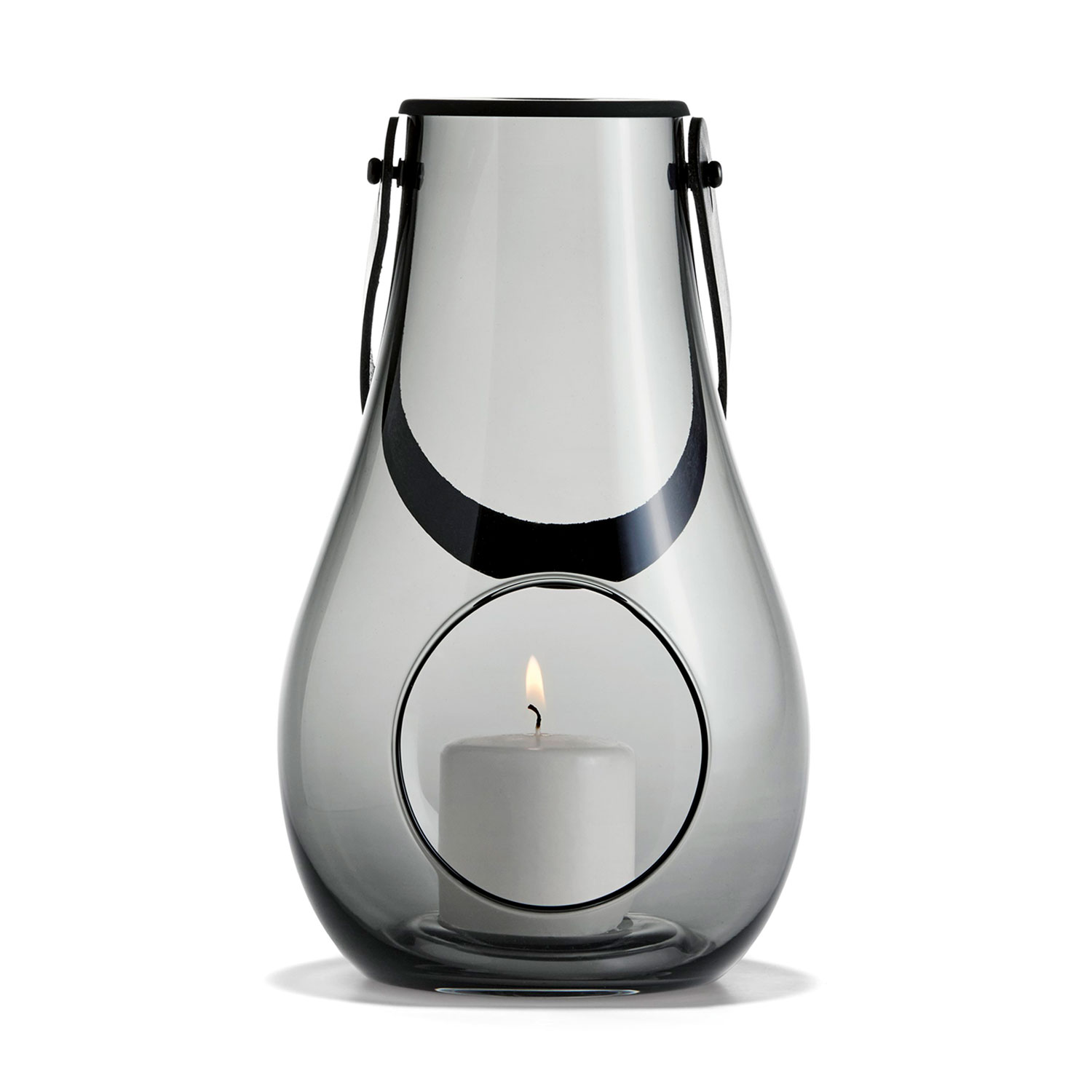 dechifrere Ithaca tøve Design With Light Lantern 25 cm, Smoke - Holmegaard @ RoyalDesign