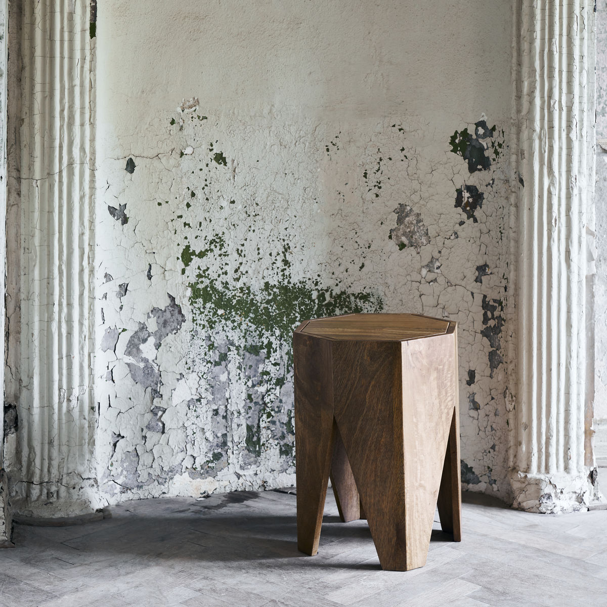 Okta Stool, Natural - House Doctor @ RoyalDesign