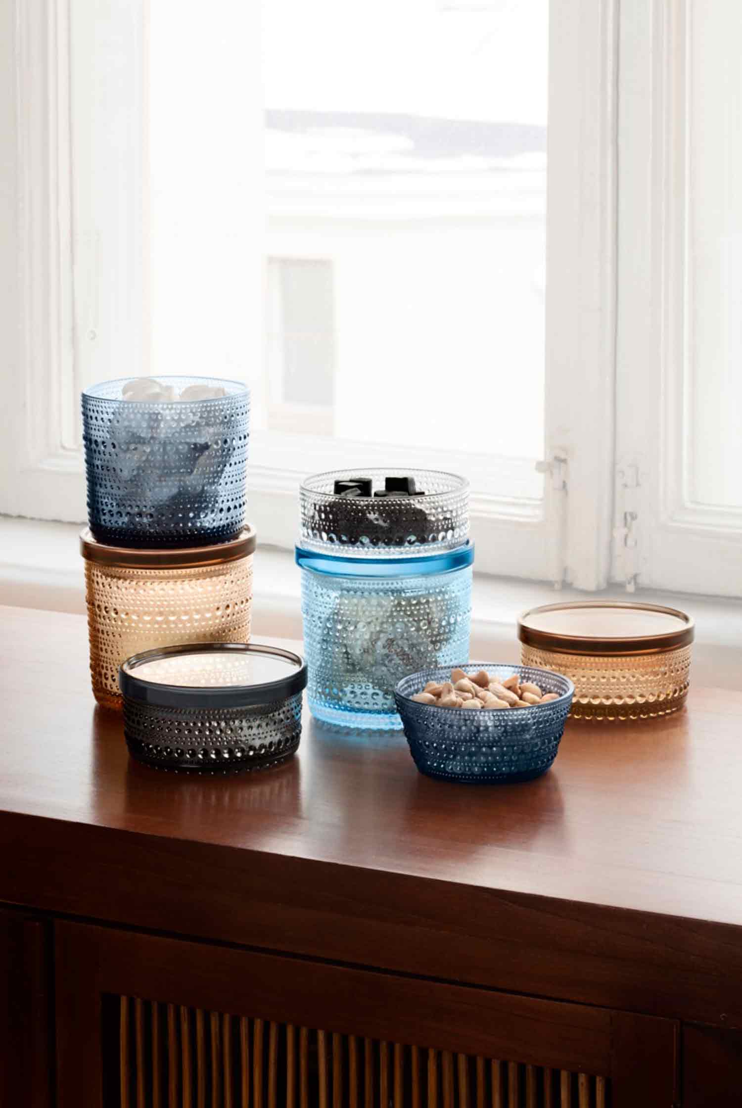 Kastehelmi Jar 11x5,7cm, Clear from Iittala | RoyalDesign