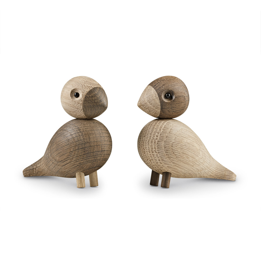 小物 carre70 love birds beige Kay Bojesen Lovebirds 2-pcs from Kay Bojesen | RoyalDesign