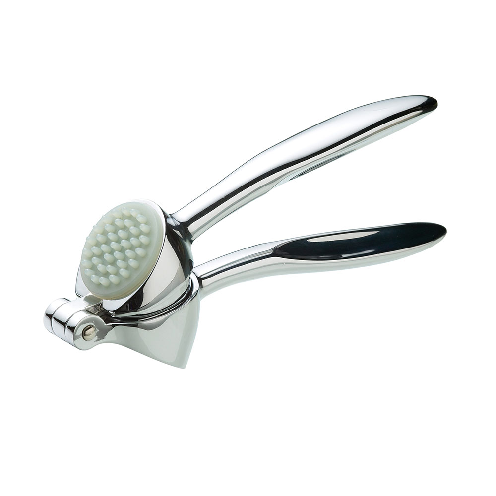 Garlic Press, 2pcs Garlic Cutter, Stainless Steel Garlic Press, Squeezer  Slicer