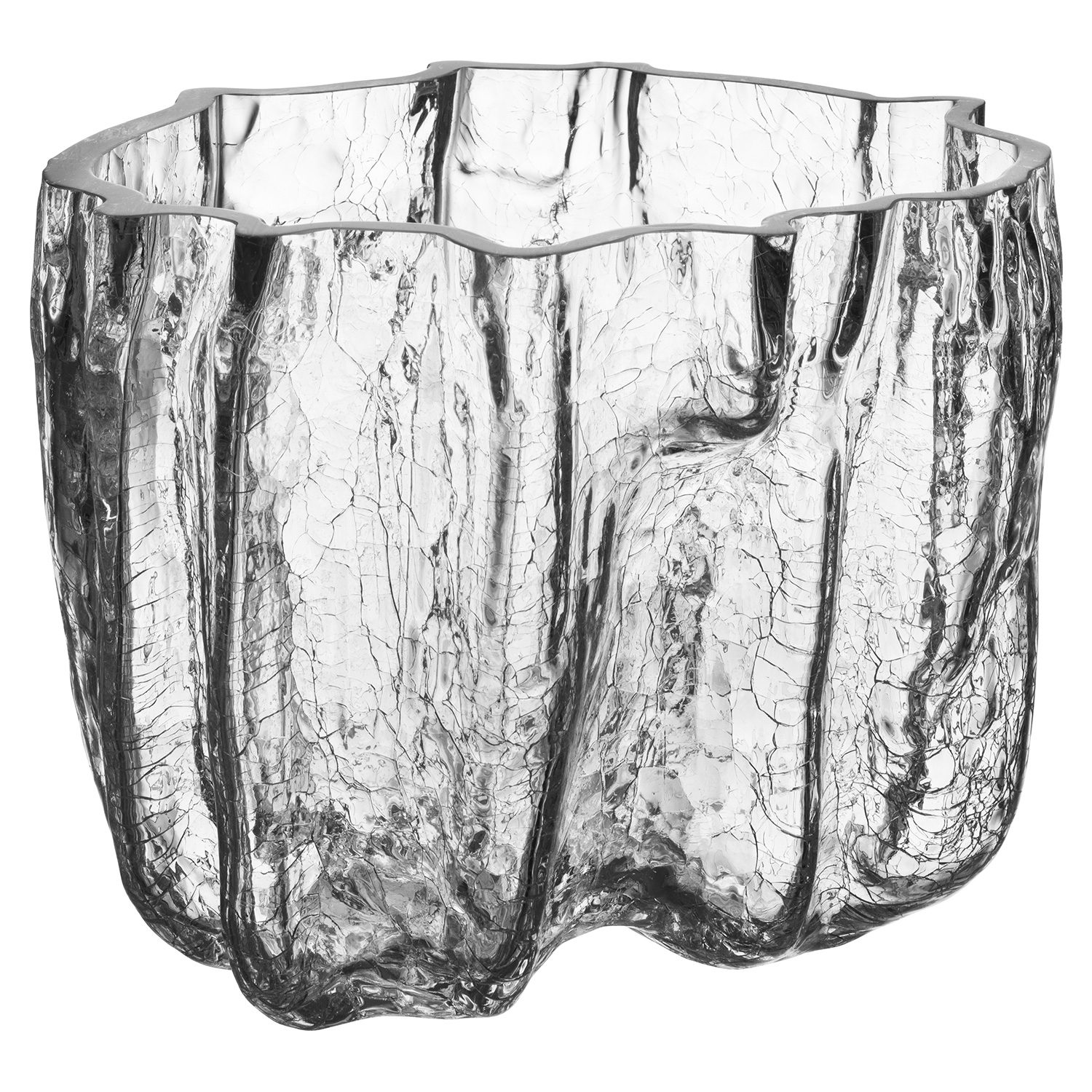 Crackle Vase, 16 cm Kosta Boda RoyalDesign