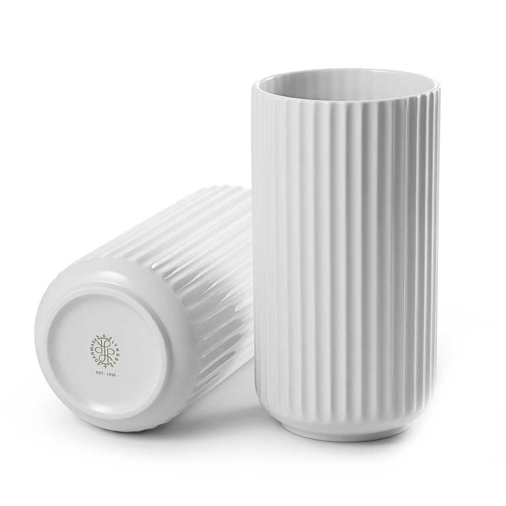 Vergelijking Verstikken eindpunt The Lyngby Vase 20 cm, White - Lyngby Porcelæn @ RoyalDesign