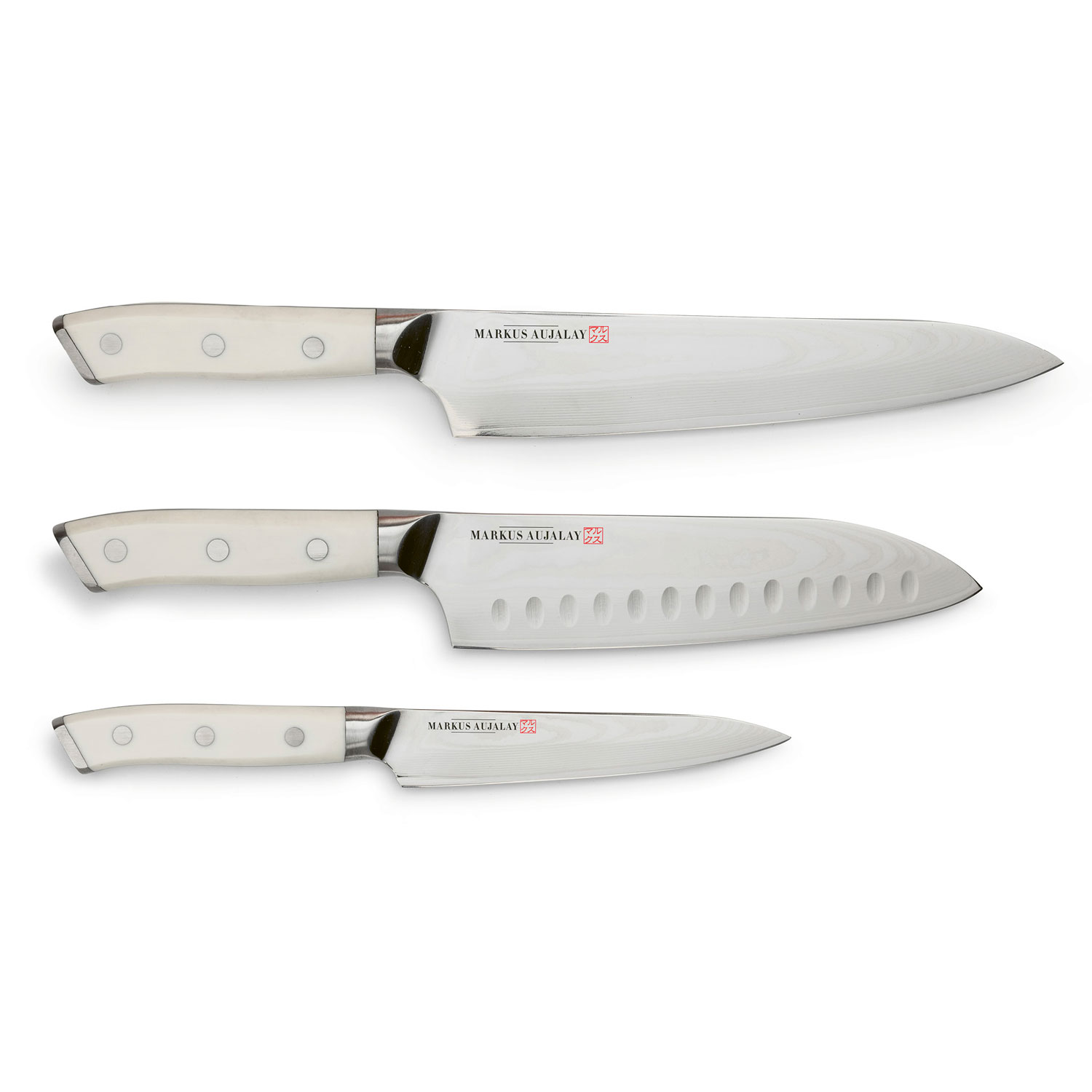 Fiskars All Steel Knife Set 3 Pieces - Knife Sets Stainless Steel - 1065055