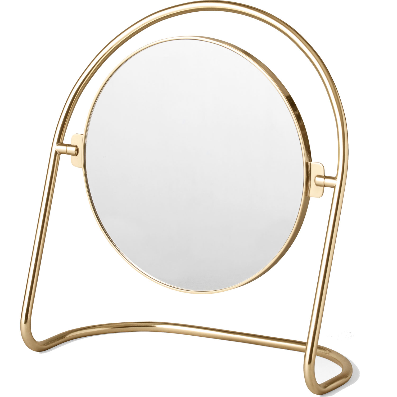 Nimbus Table Mirror, Polished brass