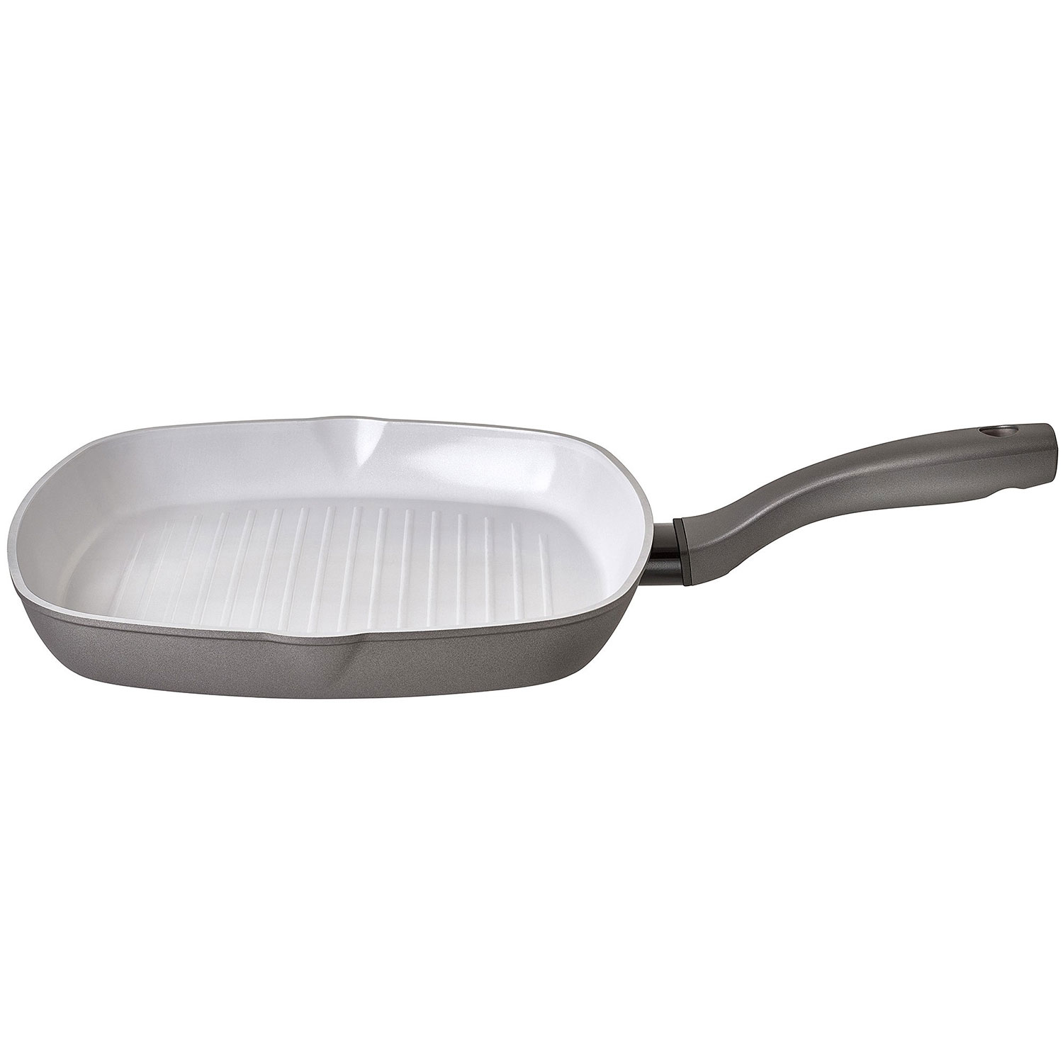 Meyer Earth Pan Grill Pan 28 cm - Frying Pans Recycled Aluminum Grey - 12734