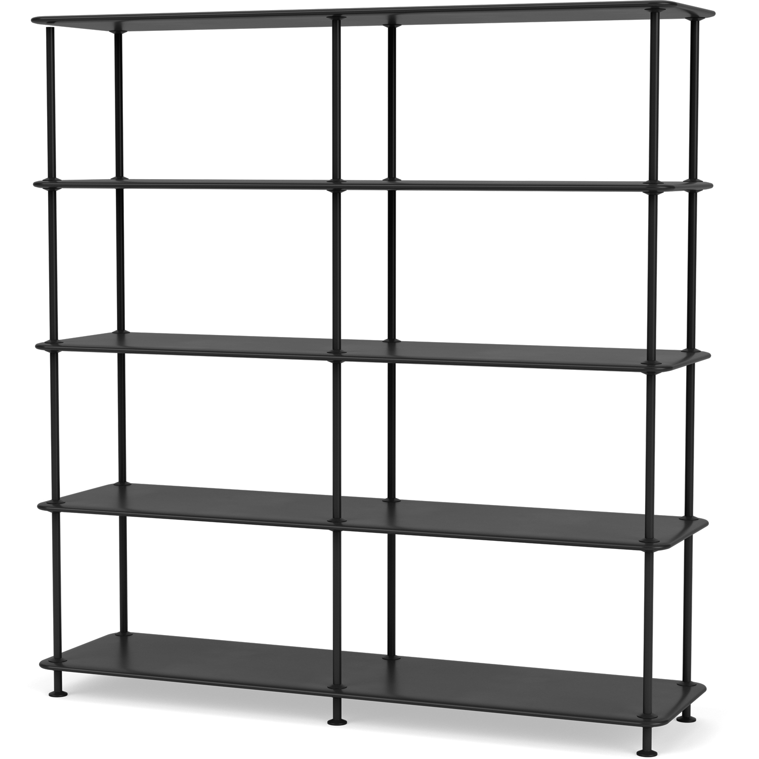 Tamburin Shoe Shelf 60cm, Black/ Oak - Essem Design @ RoyalDesign