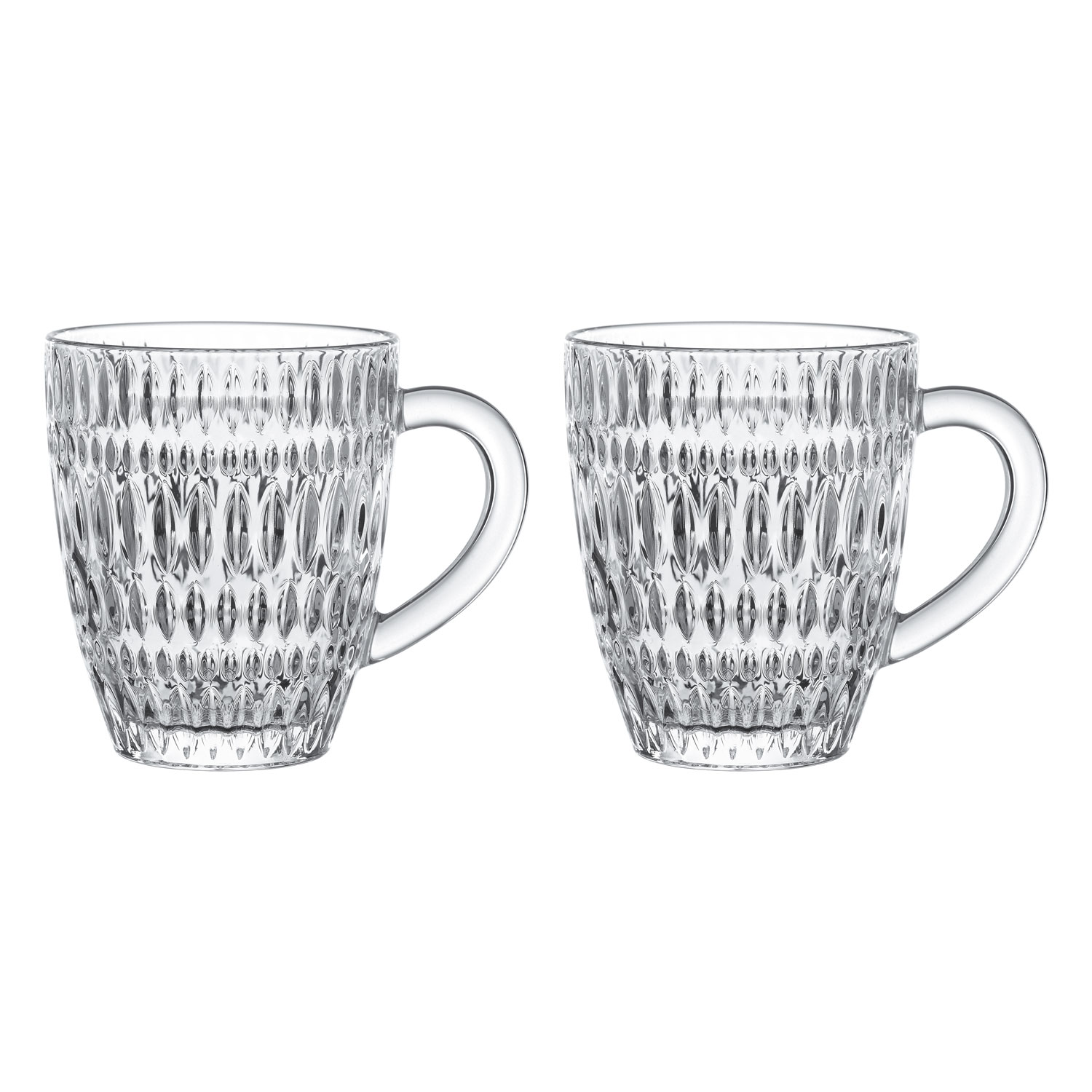 Picknick Coffee Mugs 20 cl 4-pack, Clear - Sagaform @ RoyalDesign