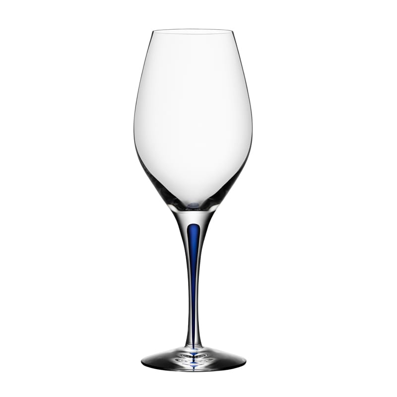 På jorden fysisk pilfer Intermezzo Blue Wine Glass 44 cl - Orrefors @ RoyalDesign
