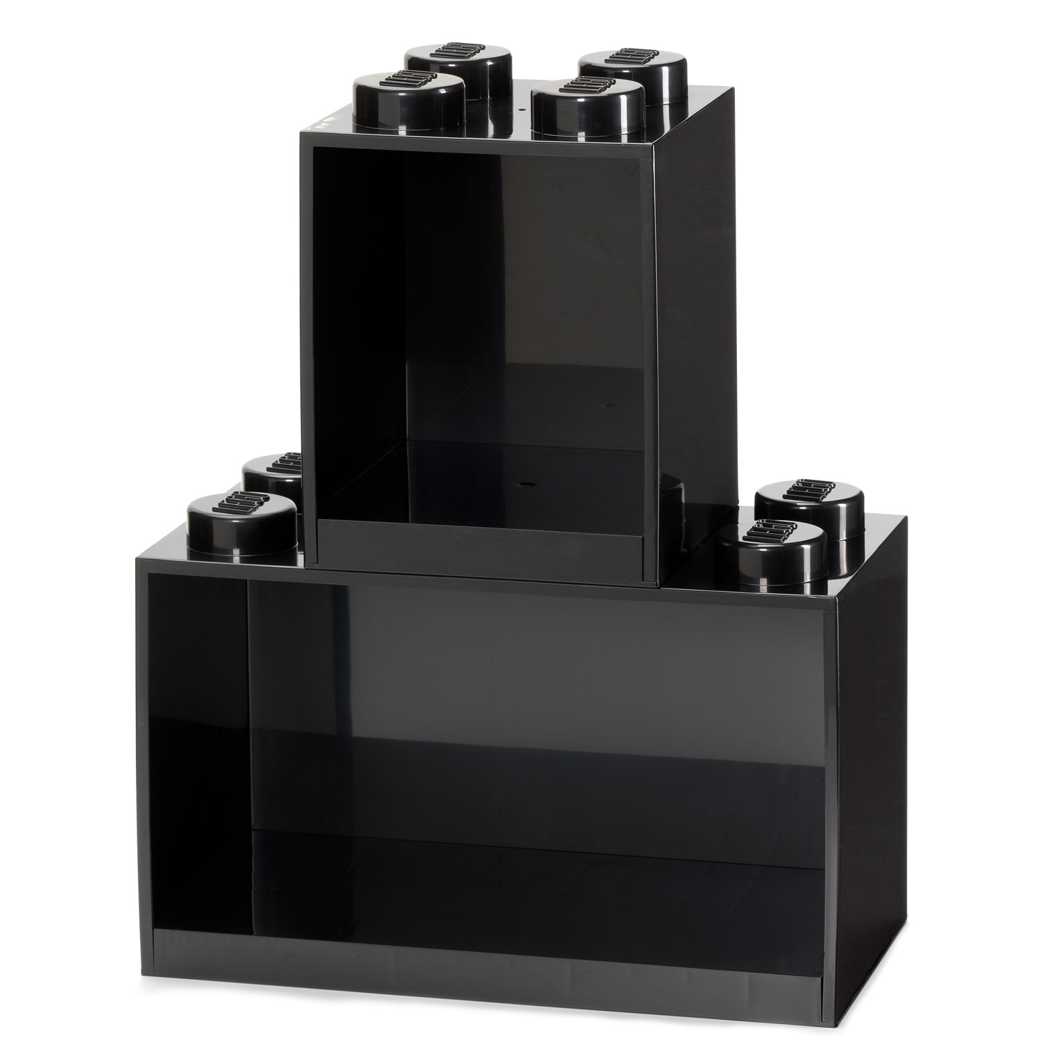 Black lego storage online box