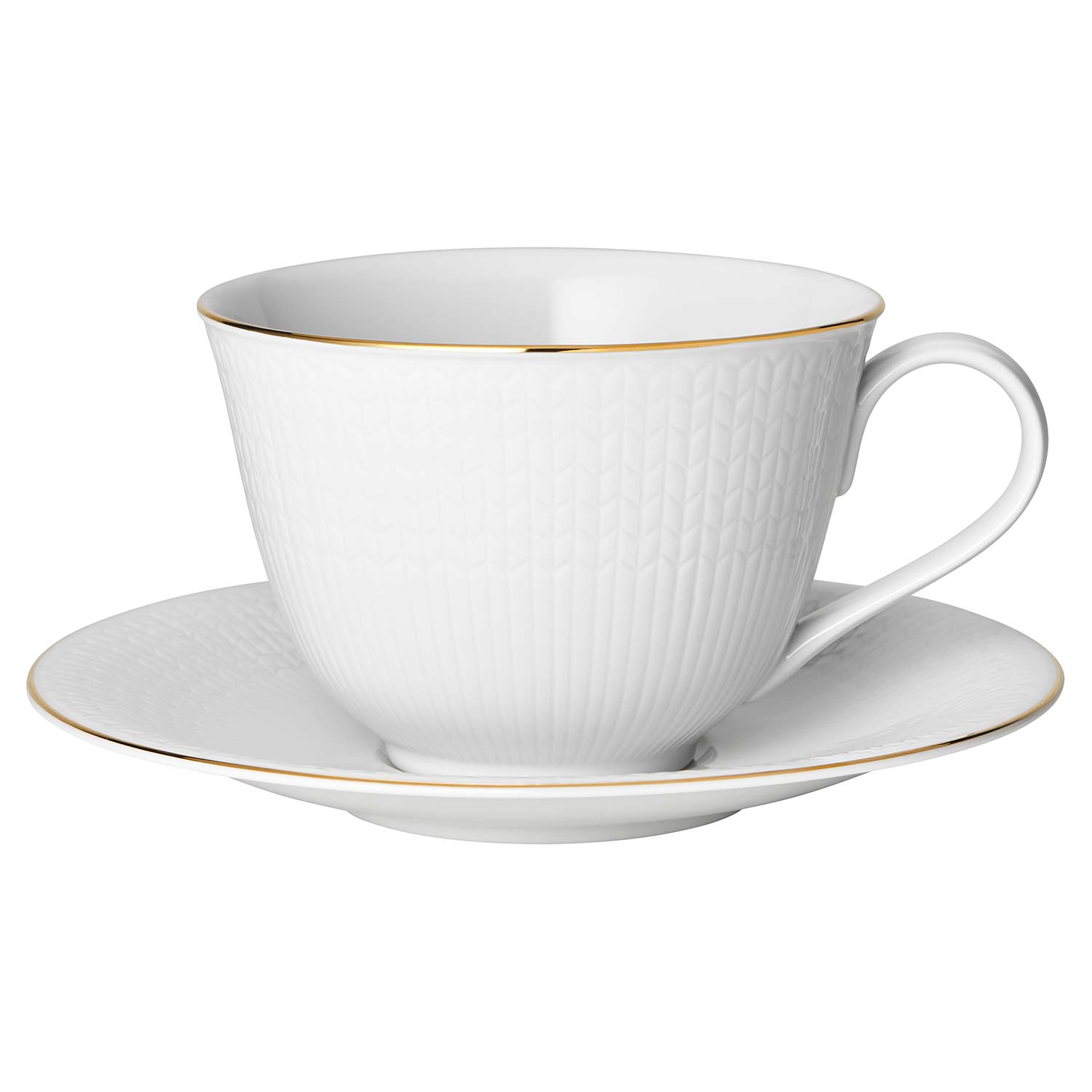 Frons Eigenaardig een miljoen Swedish Grace Gala Tea Cup & Saucer, 45 cl - Rörstrand @ RoyalDesign