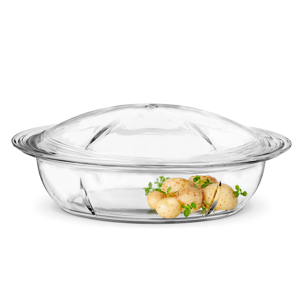 Grand Cru Ovenproof Dish With Glass Lid L - Rosendahl Copenhagen @ RoyalDesign