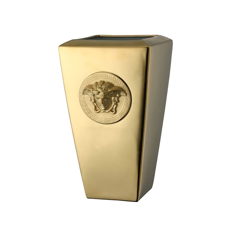 Versace Medusa Gold Vase, Large Versace RoyalDesign