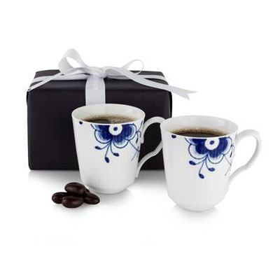 Blue Fluted Mega Mug 37cl, Set of 2 - Royal Copenhagen @ RoyalDesign