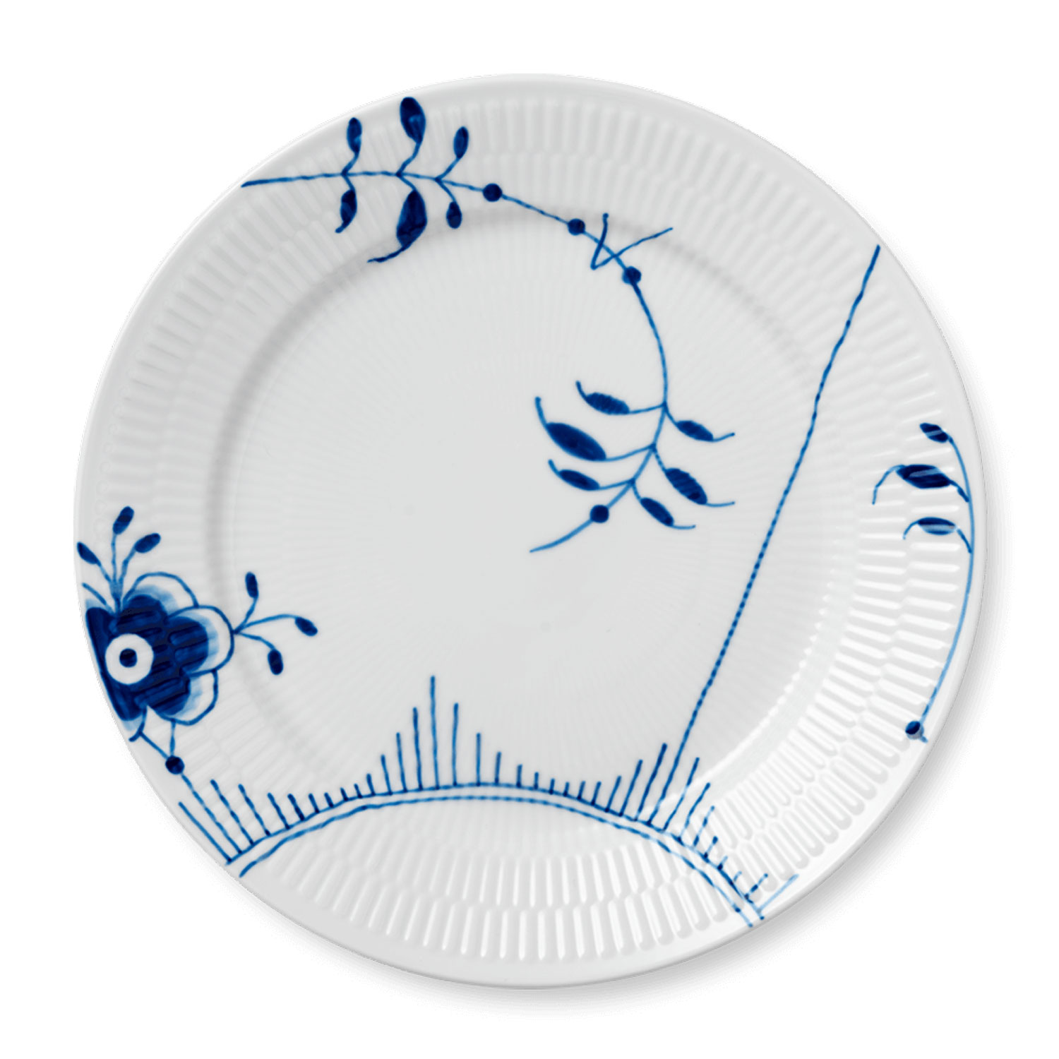 Blue Fluted Mega Plate