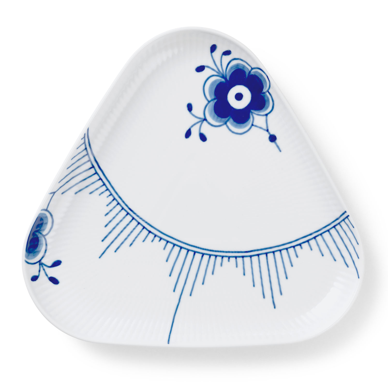 Blue Fluted Mega Serving Set, 4 Pieces | RoyalDesign