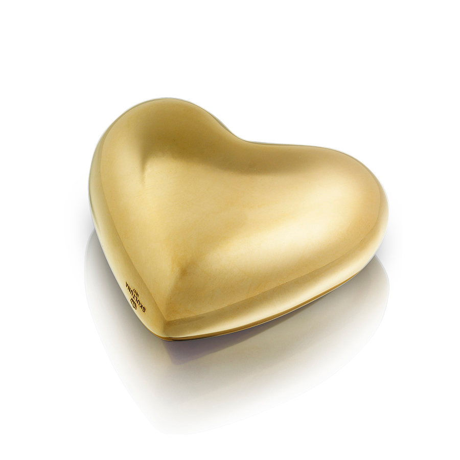 Heart Small, Brass - Skultuna @ RoyalDesign