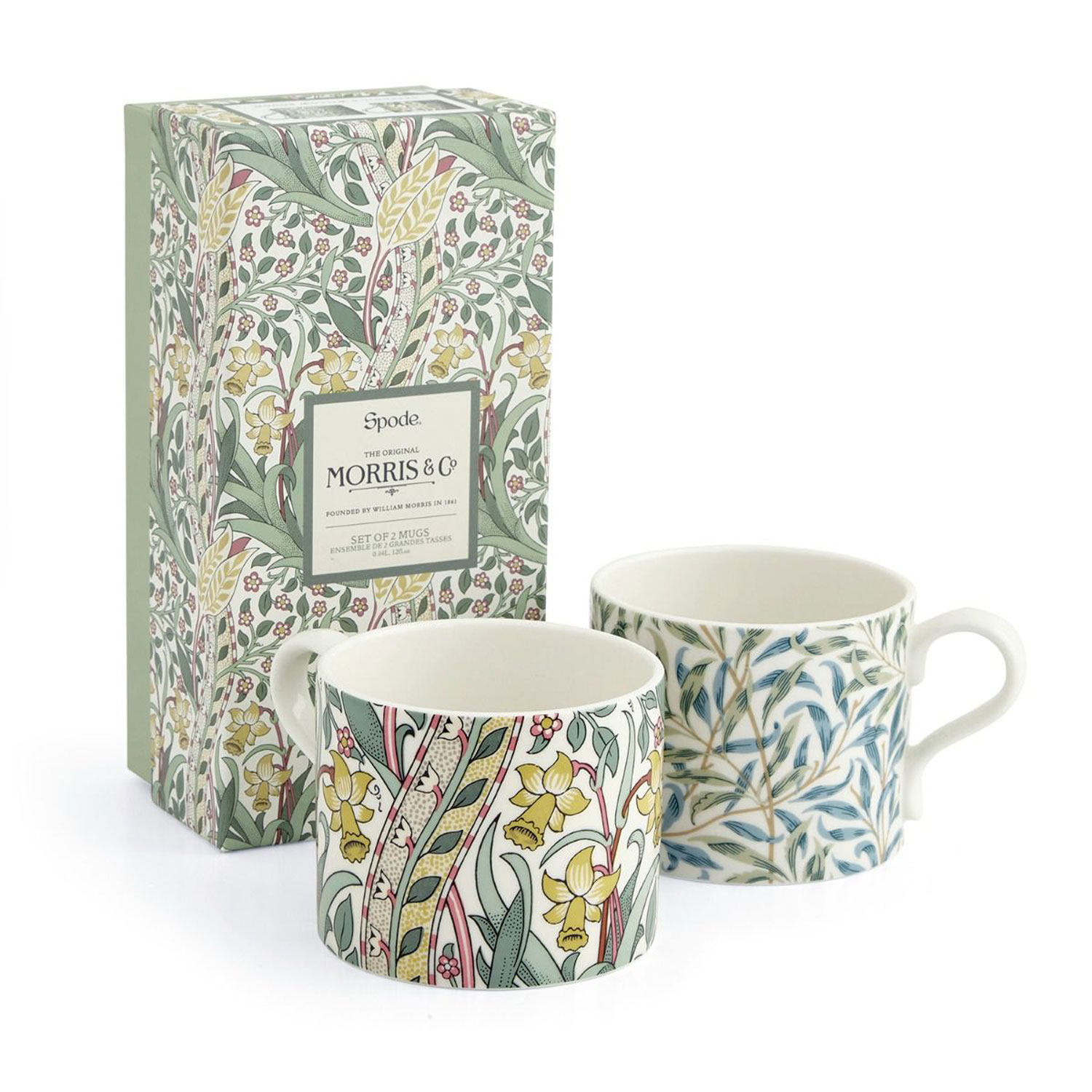 Morris & Co Set of 2 Mugs (Fruit & Honeysuckle)