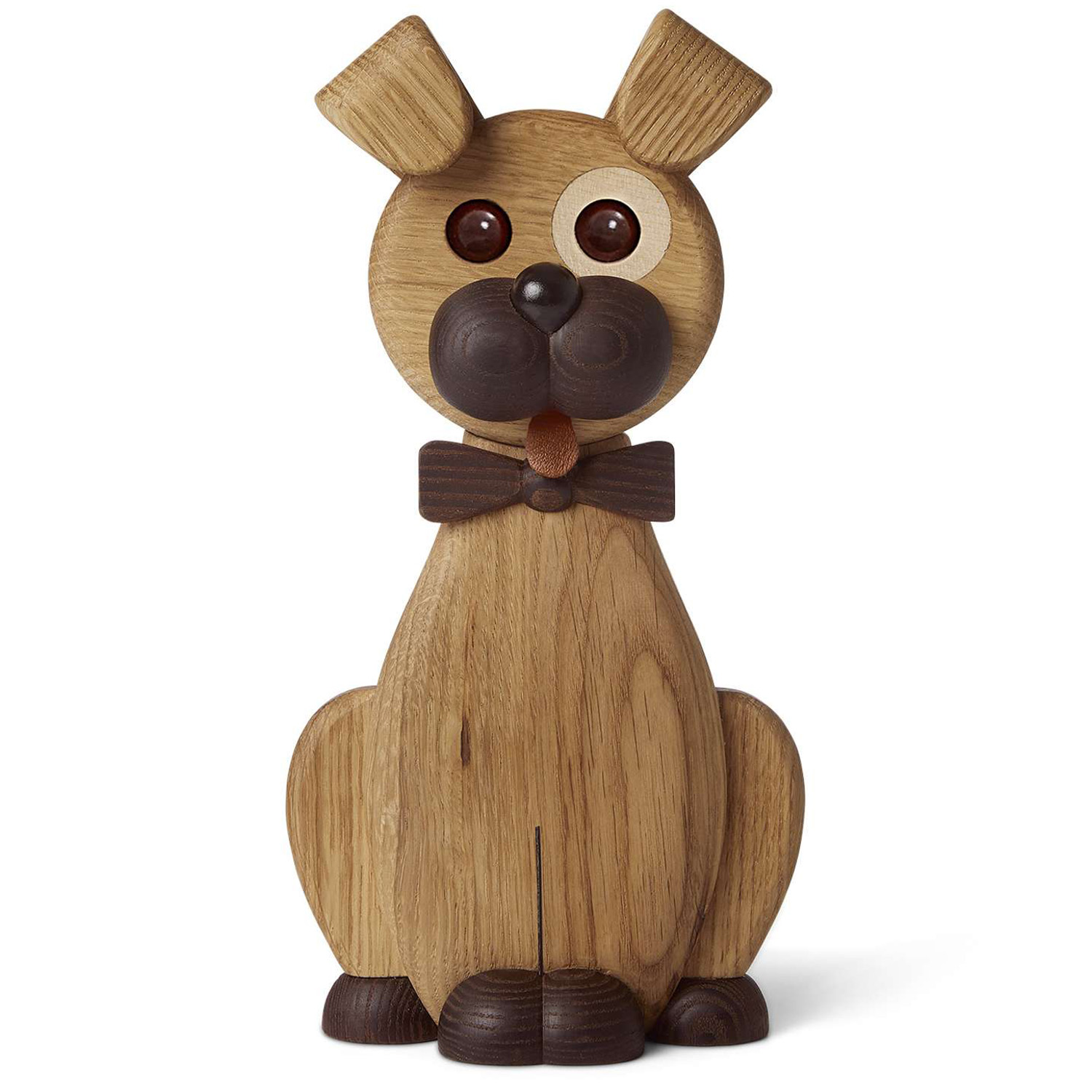 Hanging Happy Dog Wall Ornament, Oak - Spring Copenhagen @ RoyalDesign