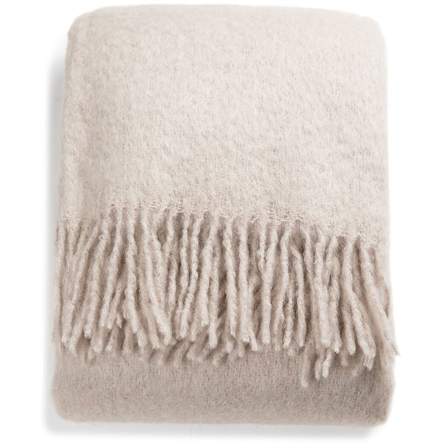 Mohair Wool Throw Blanket - 55% Mohair 34% Wool, Ultra Soft and