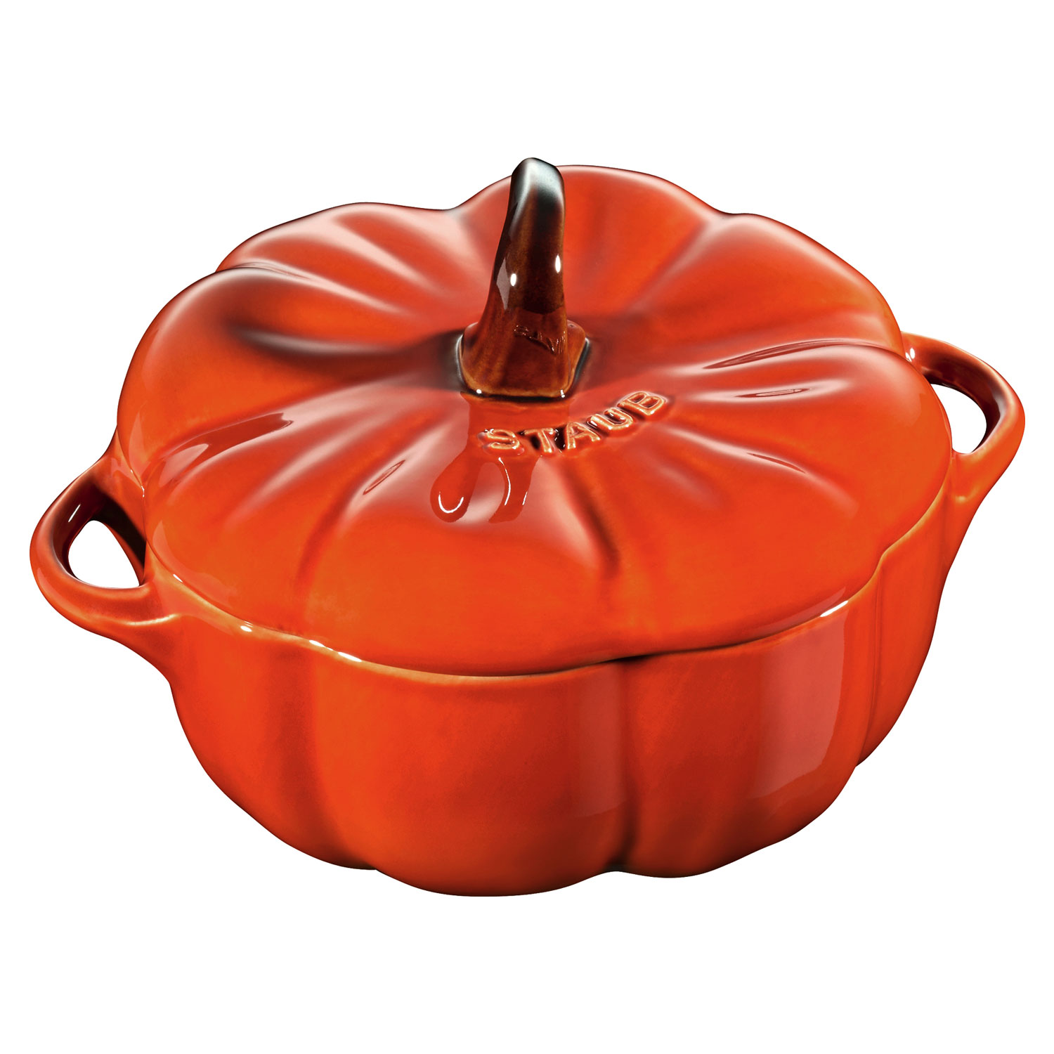 Cast Iron Pumpkin Cocotte Dutch Oven with Lid