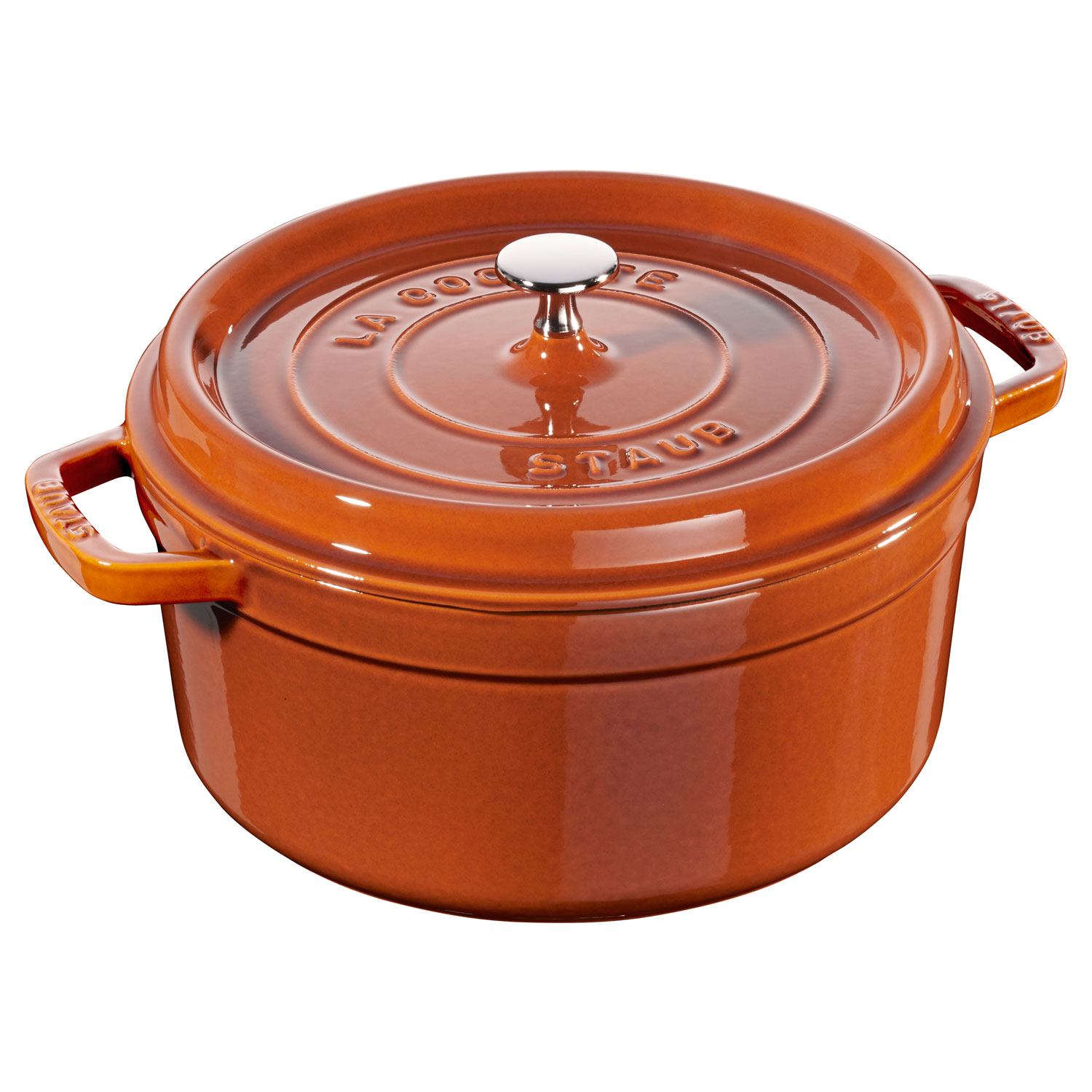 Staub Round Cocotte 26 cm 5,2 L, Cinnamon