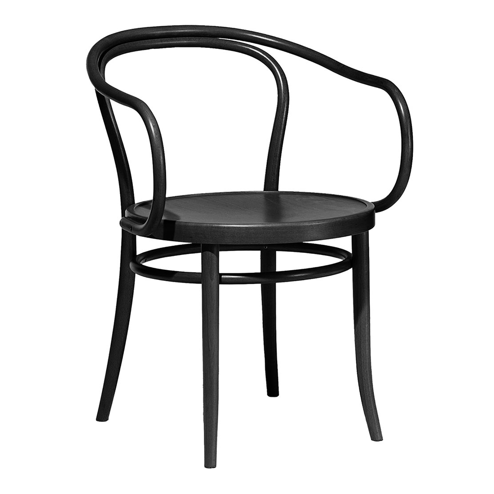 Bebrejde rester newness No 30 Chair, Black Grain - TON @ RoyalDesign