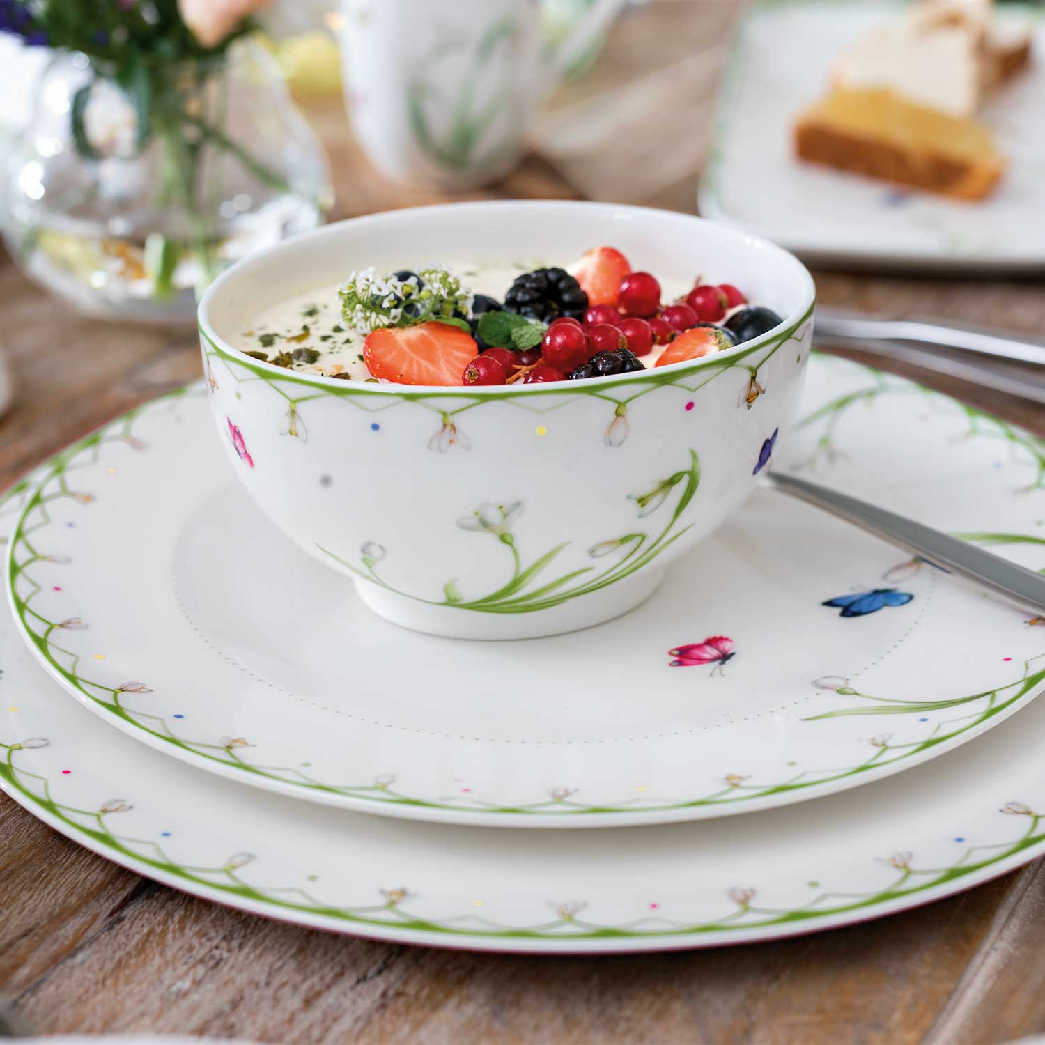 Colourful Spring Dinner Plate, 27 cm | RoyalDesign