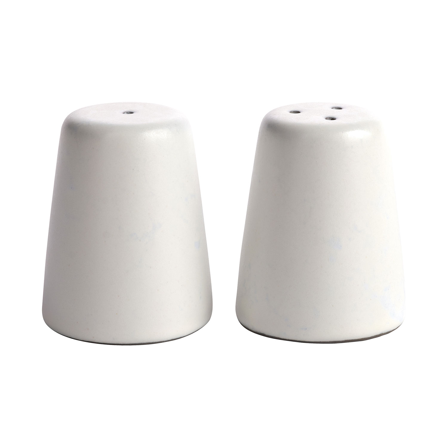 White salt shop pepper shakers