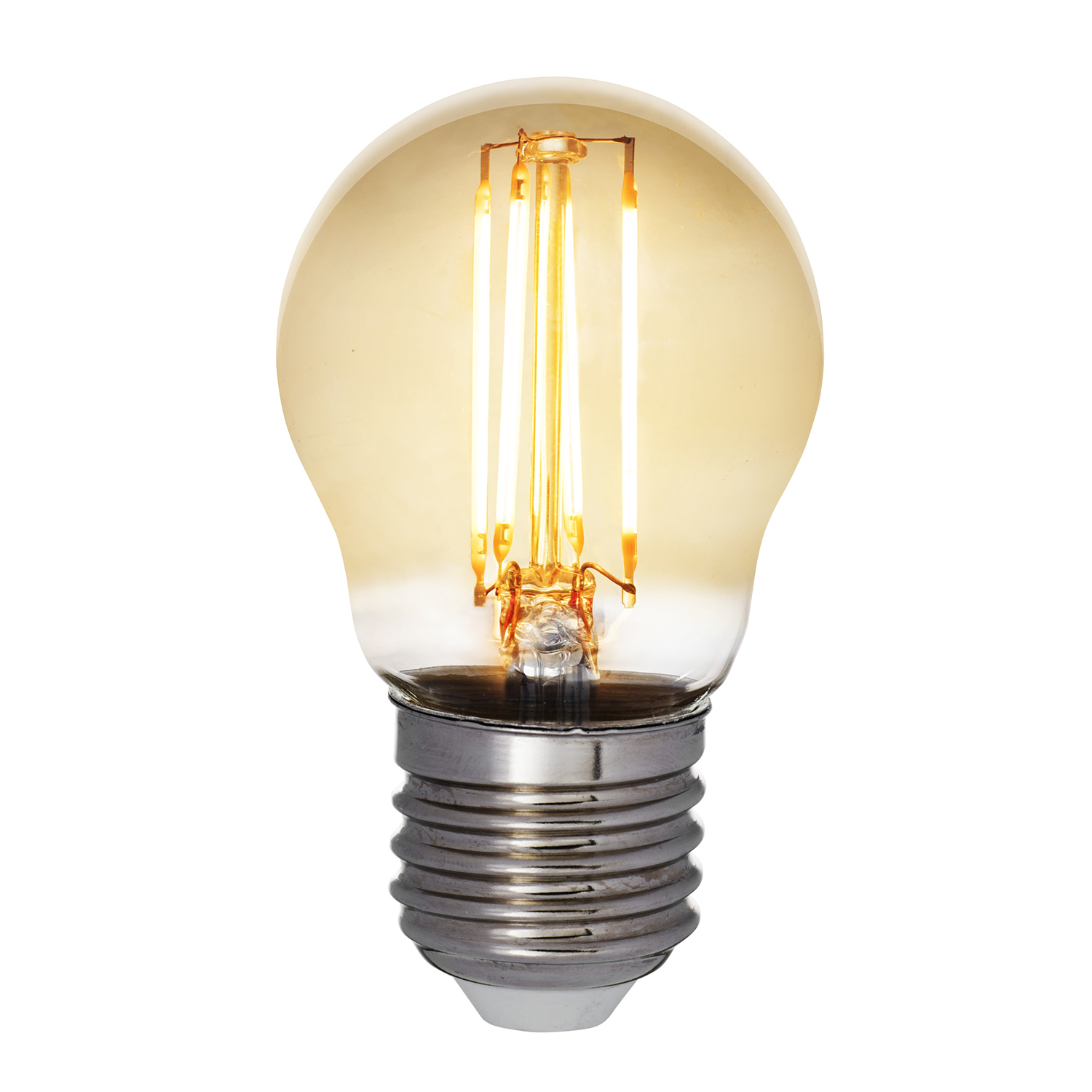 Amber led store edison bulb