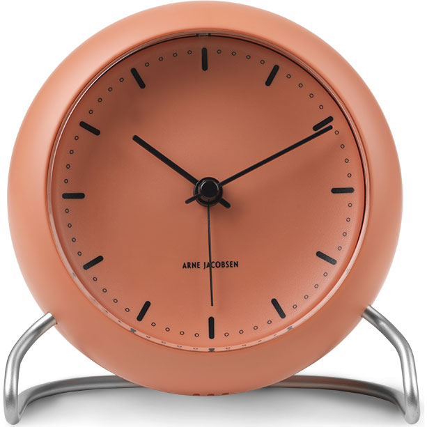 City Hall Table Clock Sandy Beige Arne Jacobsen RoyalDesign