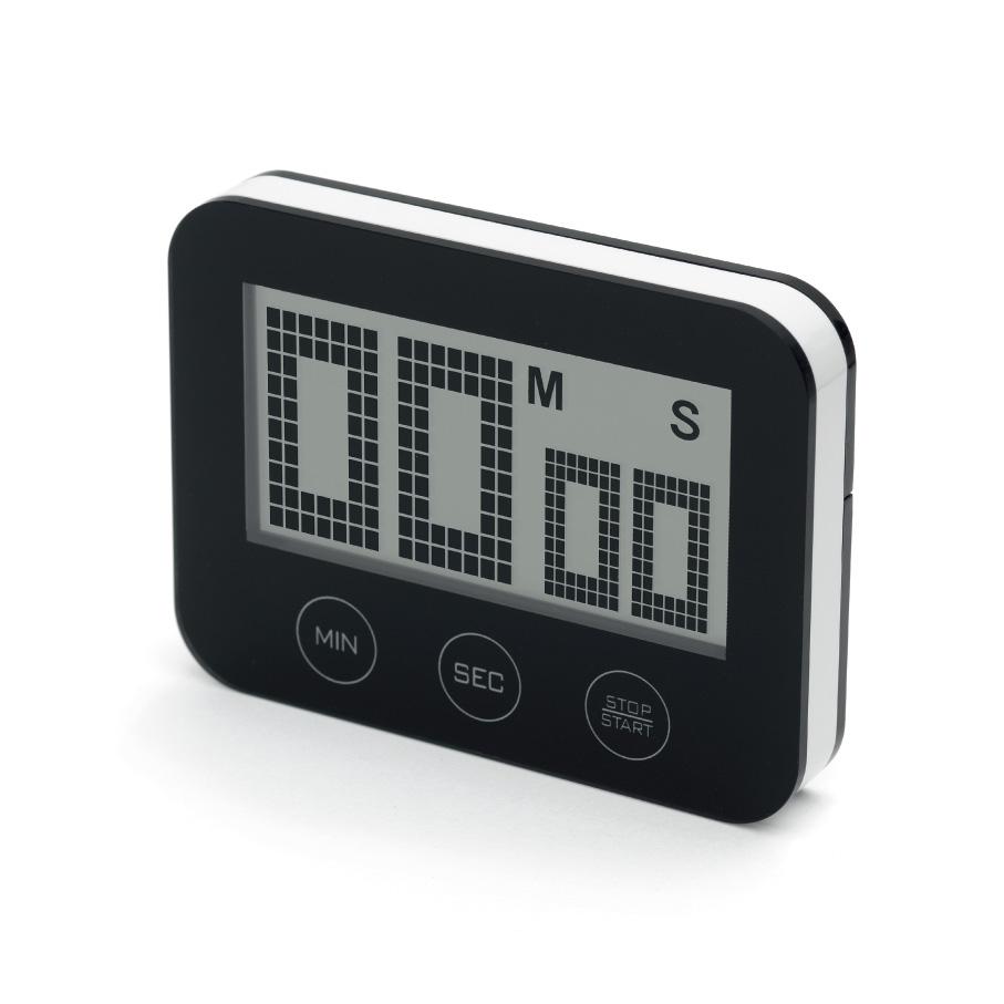 Digital Kitchen Timer - Stainless Steel Touchscreen Cooking Timer