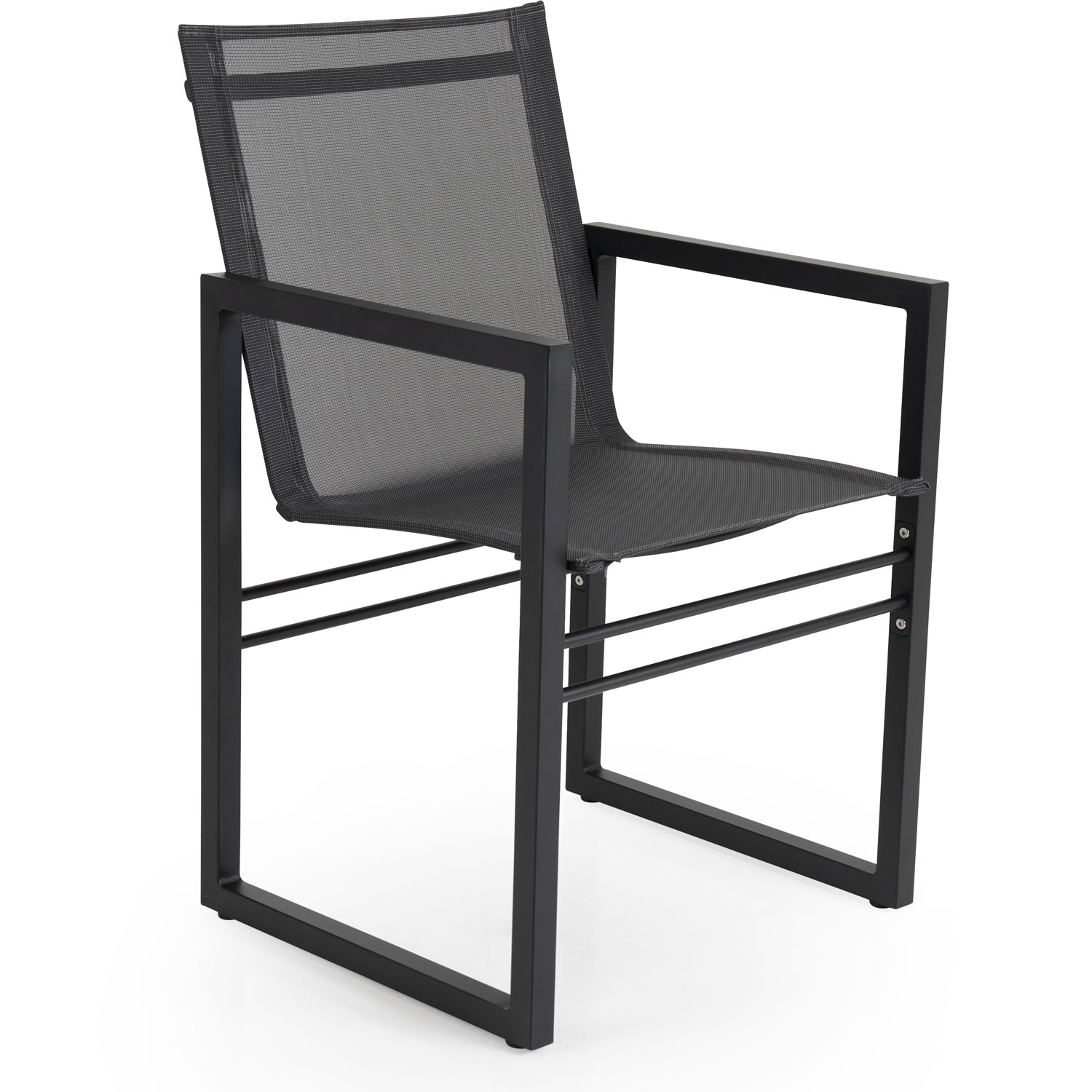 Vevi Dining Chair, Black/Alu - Brafab @ RoyalDesign.co.uk