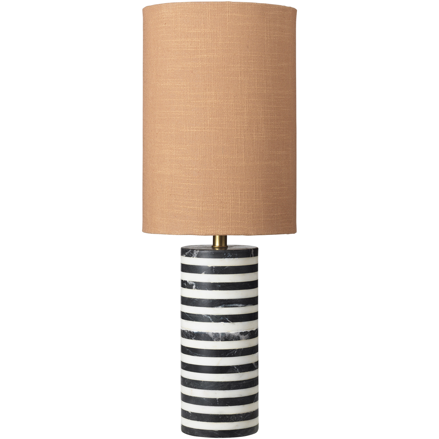 Striped best sale table lamp