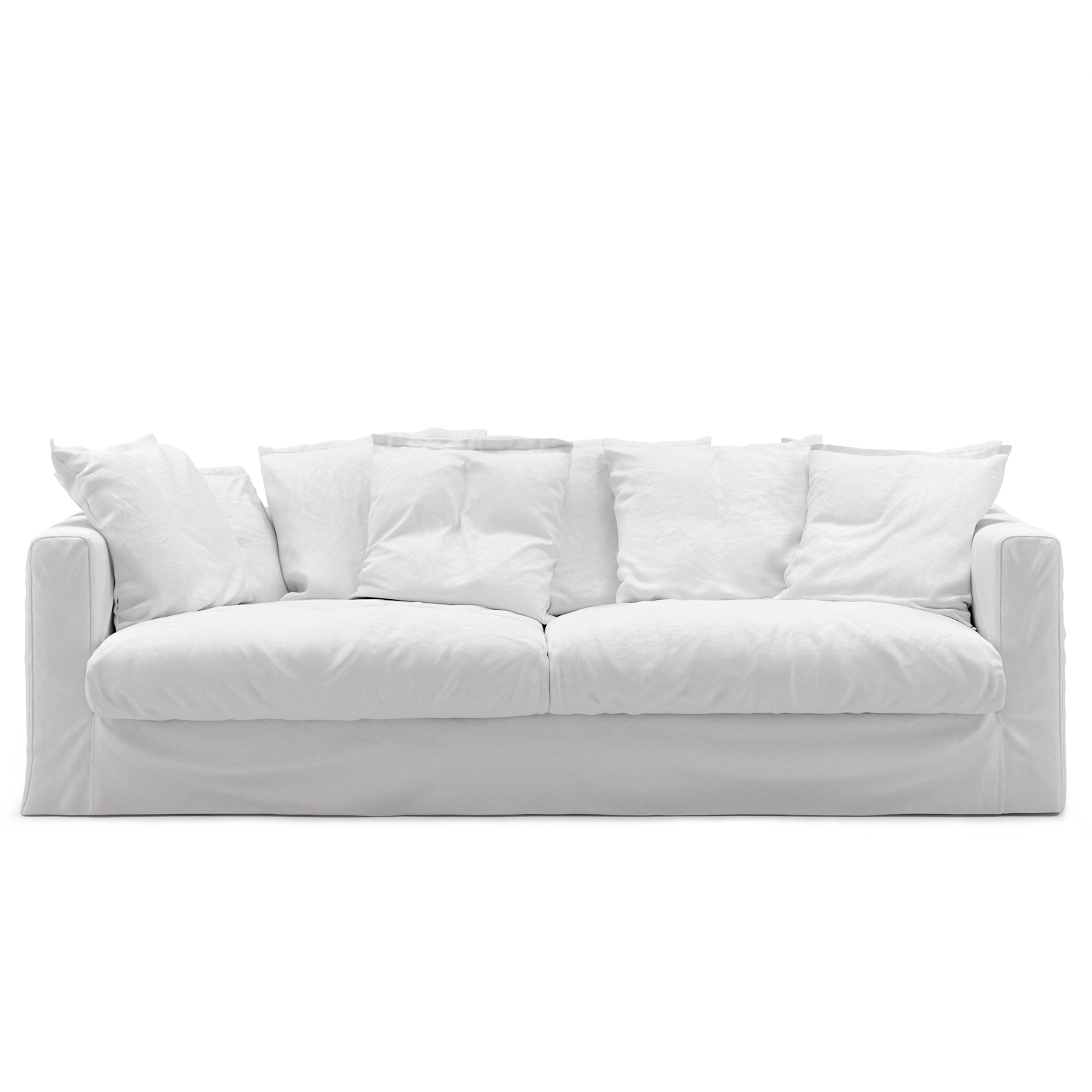 Ved navn parti slot Le Grand Air Sofa 3-Seater Cotton, White - Decotique @ RoyalDesign.co.uk