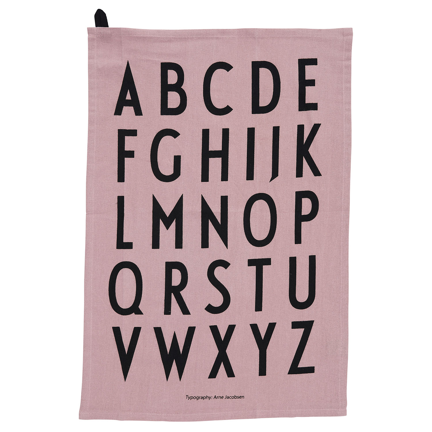 Classic Tea Towel 2 pack Black Design Letters RoyalDesign