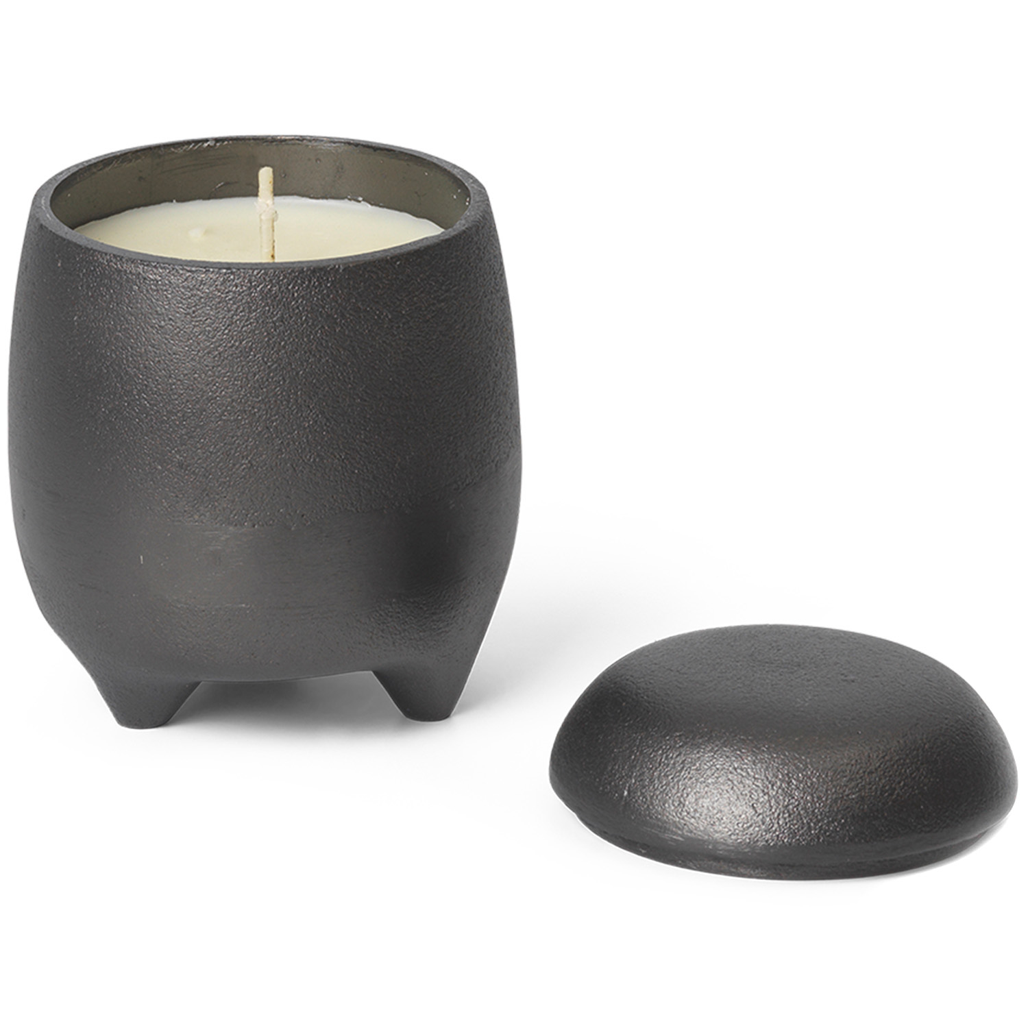 Evoke Candle, Blackened Aluminium - Ferm Living @