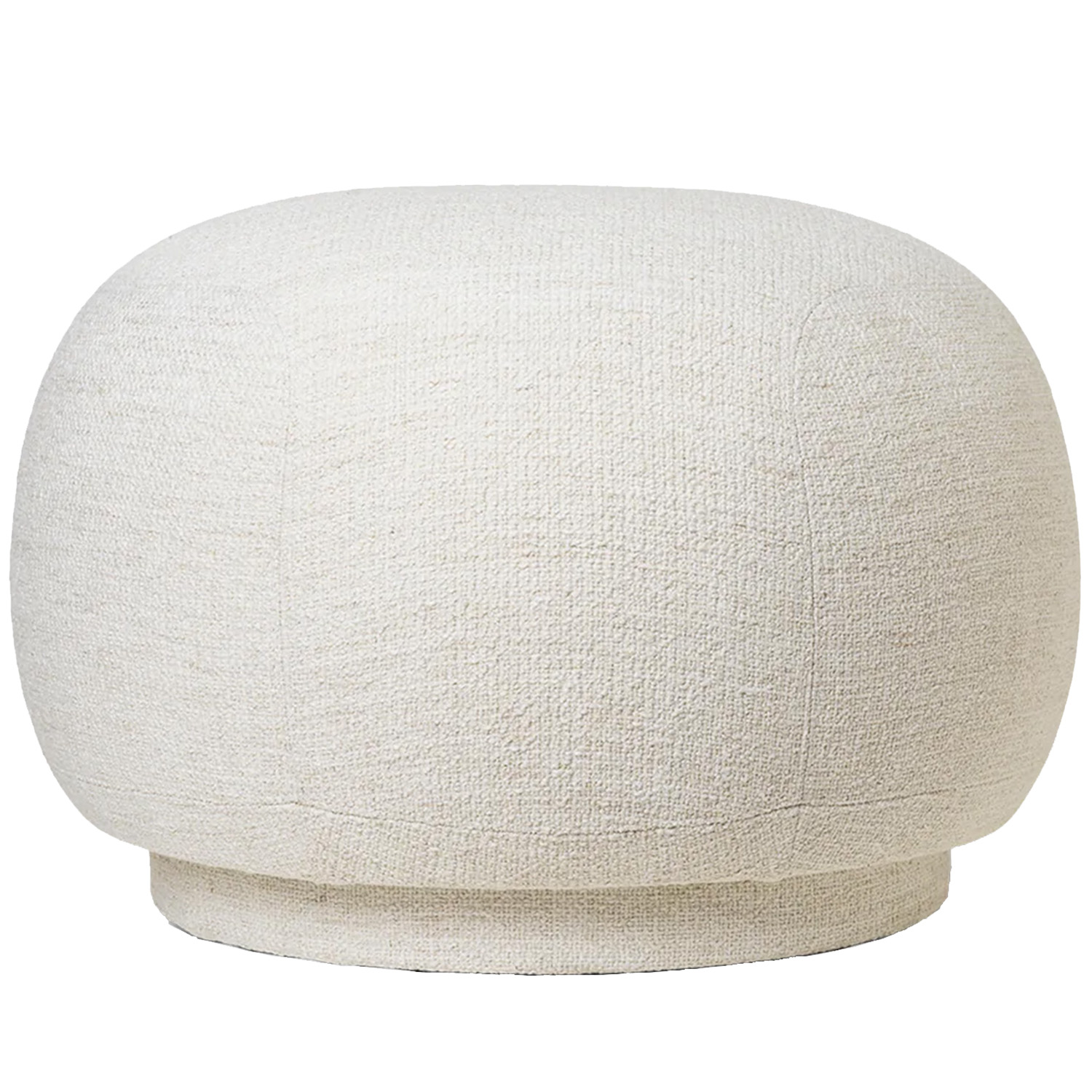 Off white pouf deals ottoman