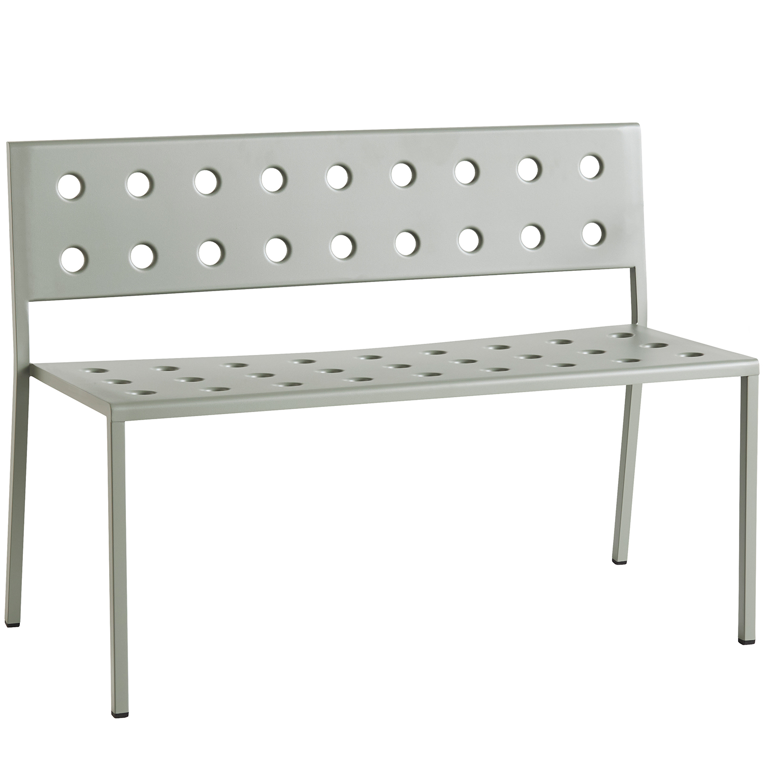 Green dining store bench with back