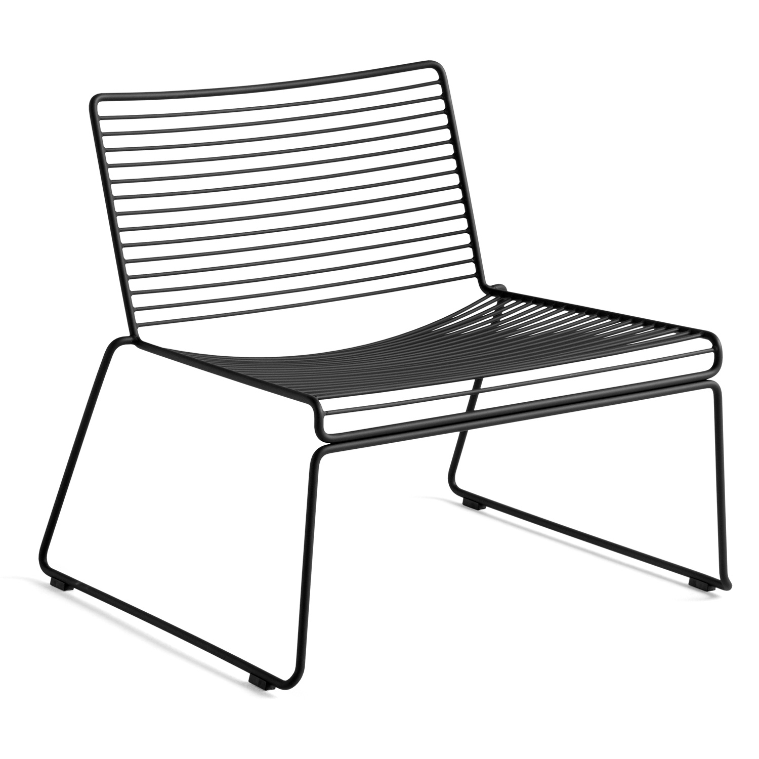 Hee Lounge Chair, Black - HAY @ 